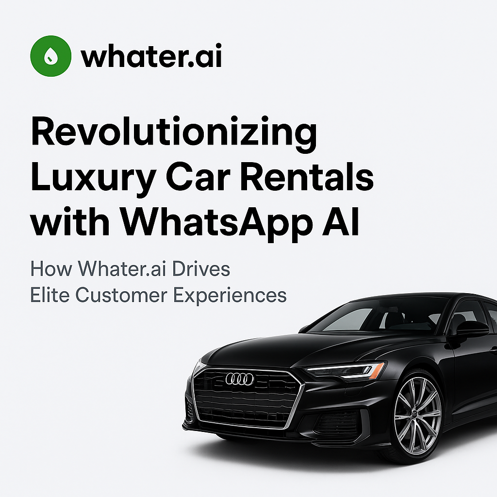 🚗 Revolutionizing Luxury Car Rentals with WhatsApp AI: How Whater.ai Drives Elite Customer Experiences